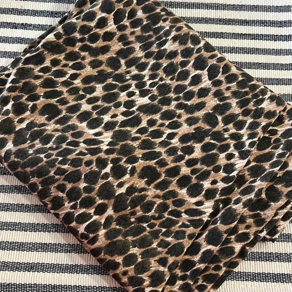 NWT J.Crew Women’s Sleeveless Tank MIDI Dress Leopard Print Size Large